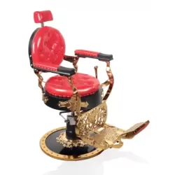 Fauteuil BARBER GOLD Rouge...